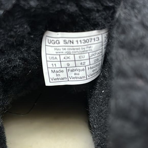 UGG Romely Heritage Lace Suede Wool Boots Brown Black Size 11 Water Repellent - Picture 11 of 13